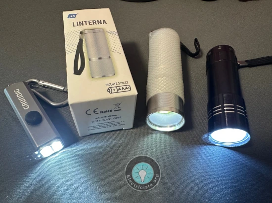 Linternas LED para emergencias y apagones